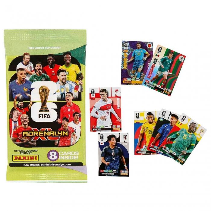 FIFA World Cup 2026 Adrenalyn XL Trading Card 8’li Paket