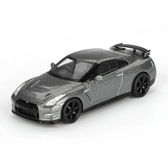 Mini GT 1/64 NISSAN GT-R 2013 Dark Metal Gray(NISMO R35 CRS Version)
